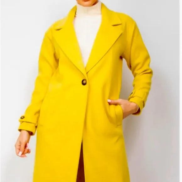 Yellow Women's Coat